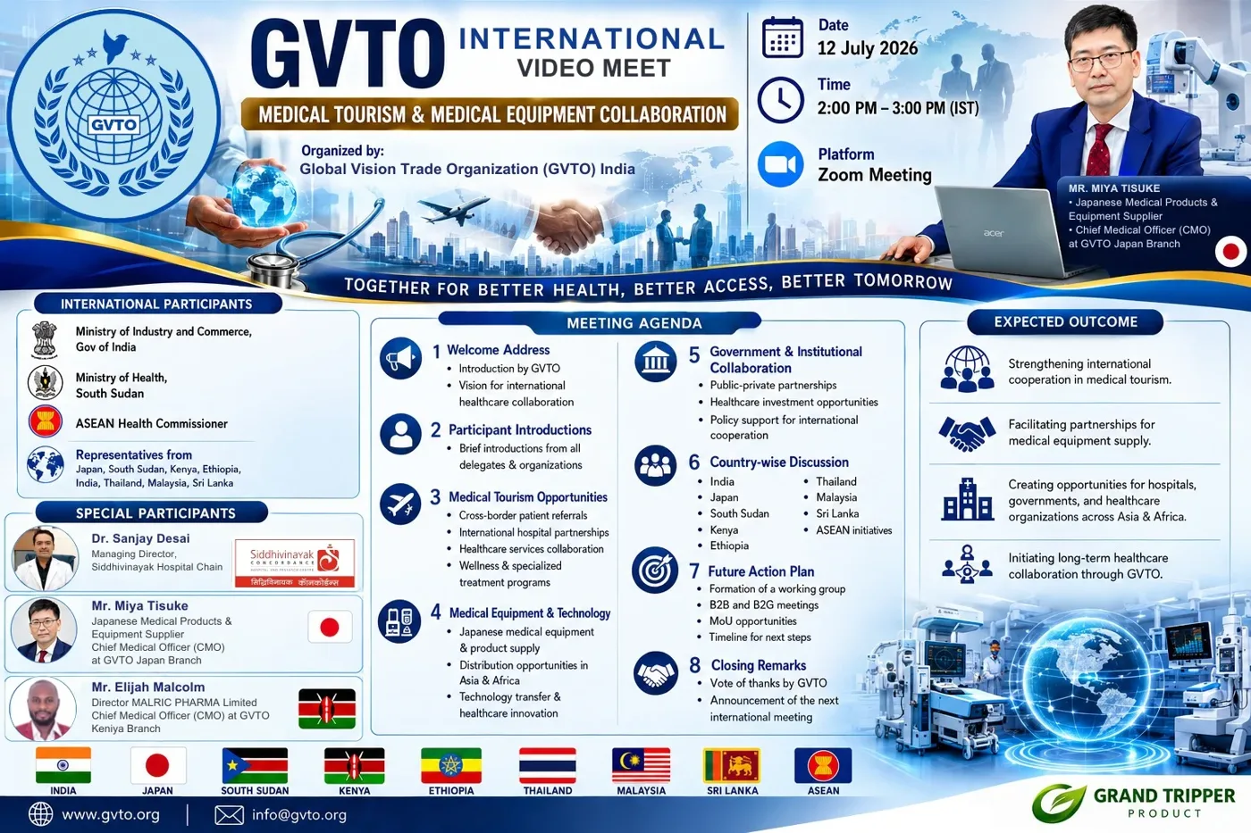 GVTO International Video Meet poster