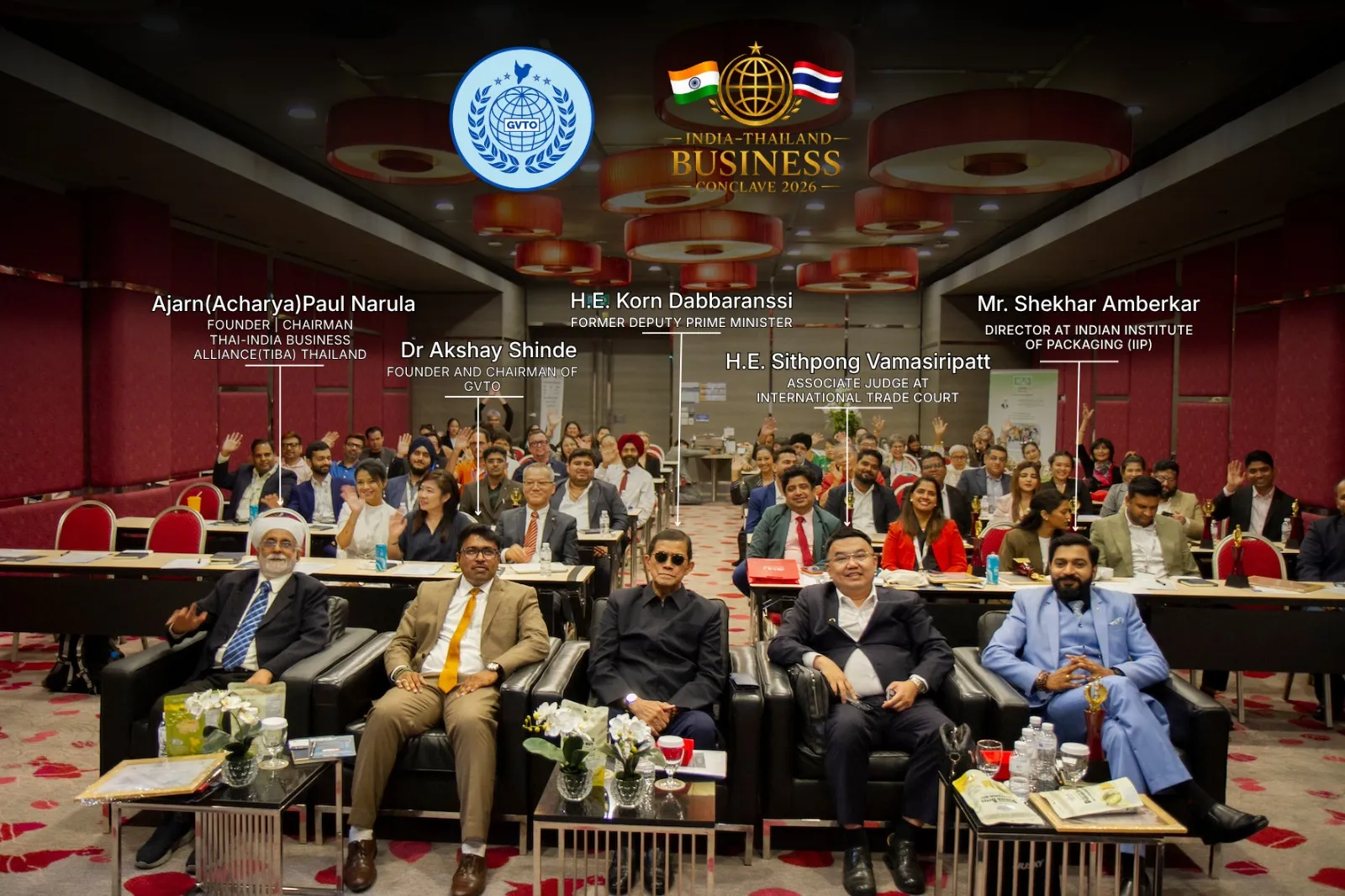 Delegates and guests at the India–Thailand Business Conclave 2026 in Bangkok